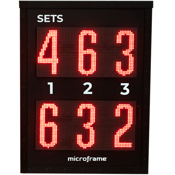 Tennis Scoreboard - Sets Only (6 in Digit)