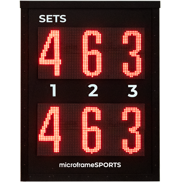 Tennis Scoreboard - Sets Only (6 in Digit)